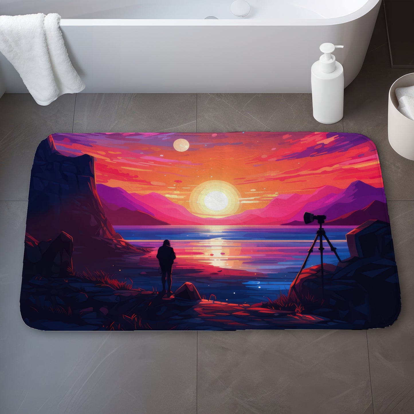 Solitude - 17"x24" Bath mat