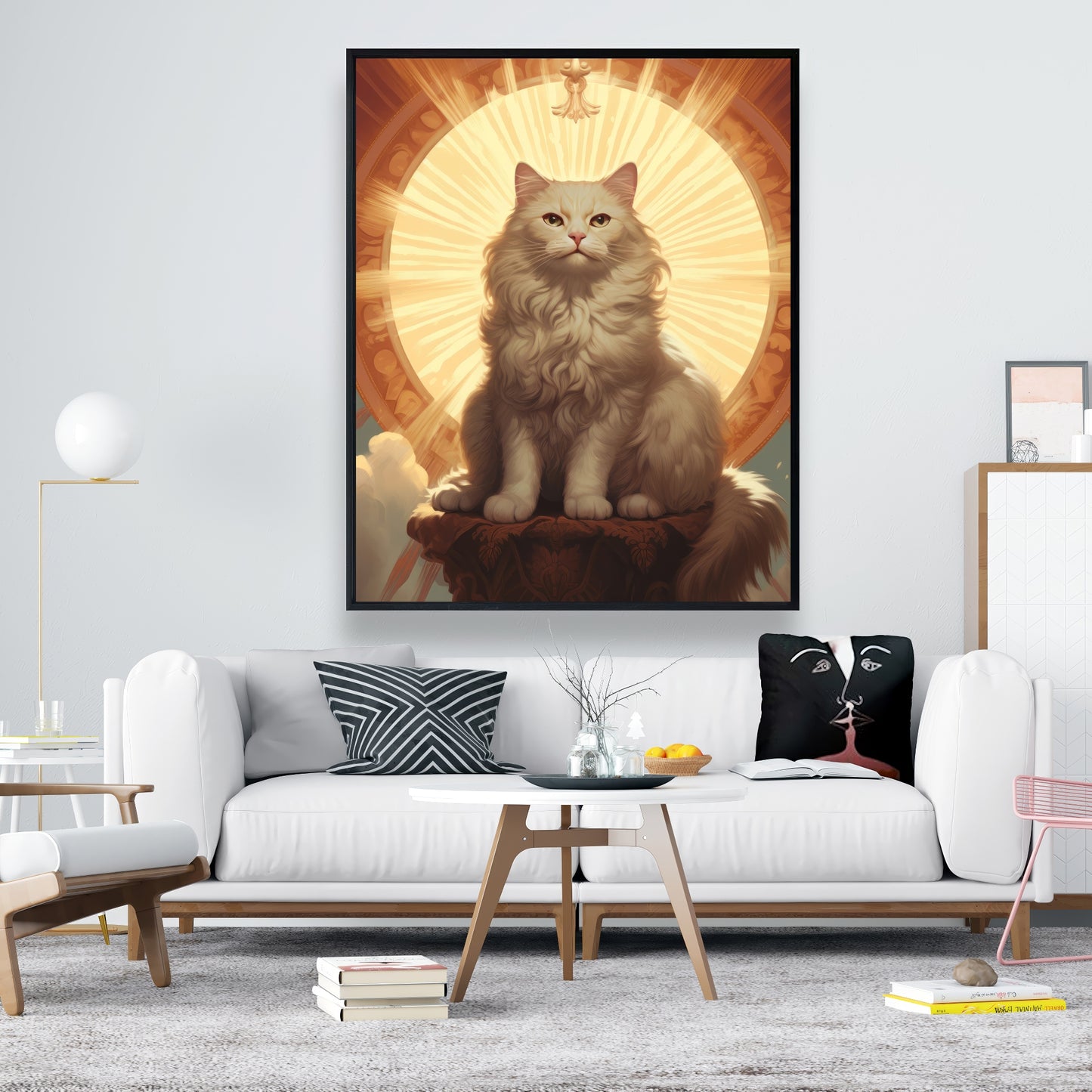 Infinite carelessness - 36"x36" Framed canvas