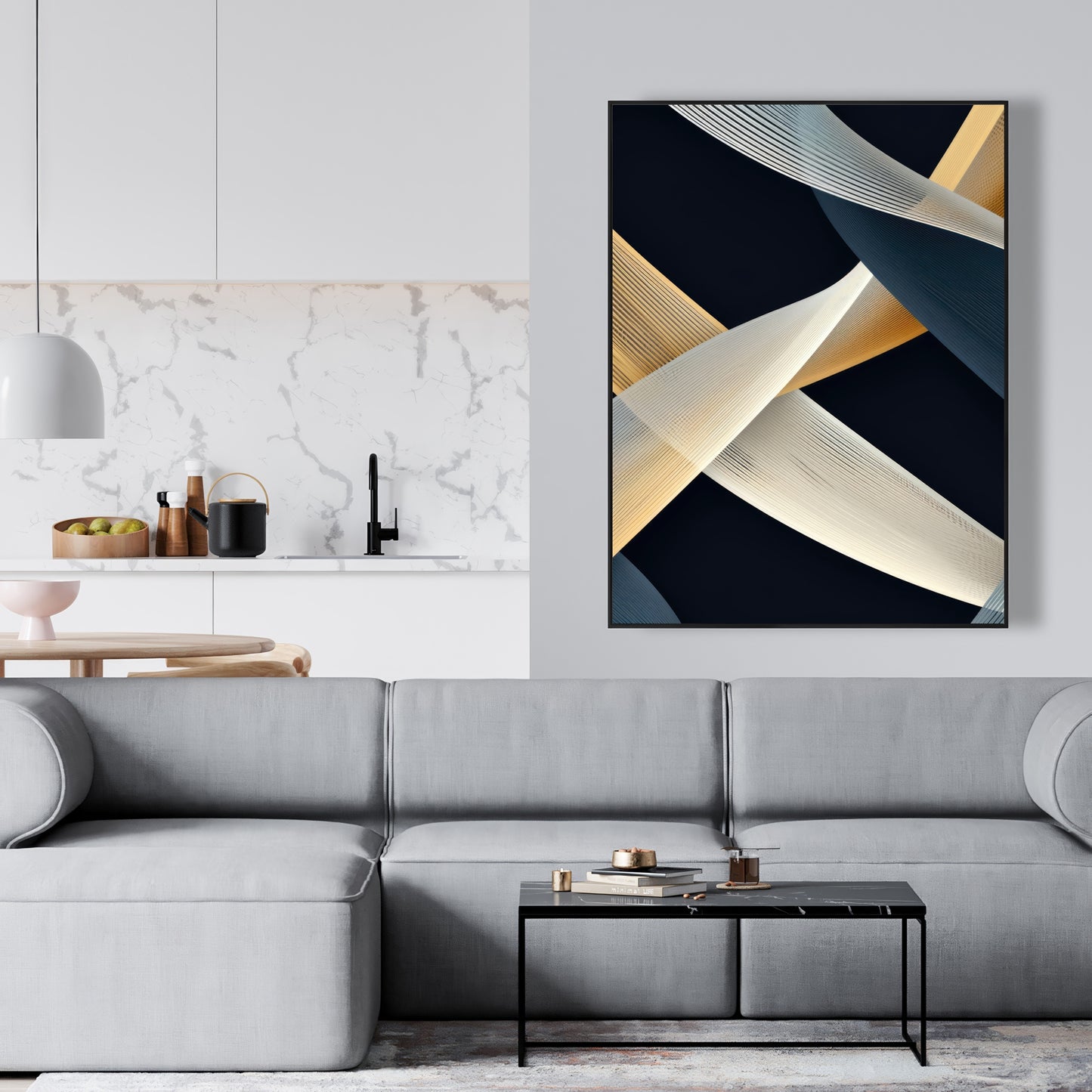 Ropes of destiny - 36"x36" Framed canvas