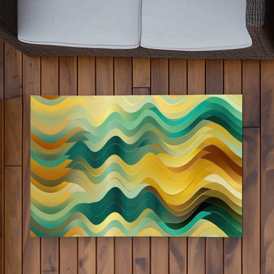 Rich by design Turquoise Outdoor Area Rug for Home Decor