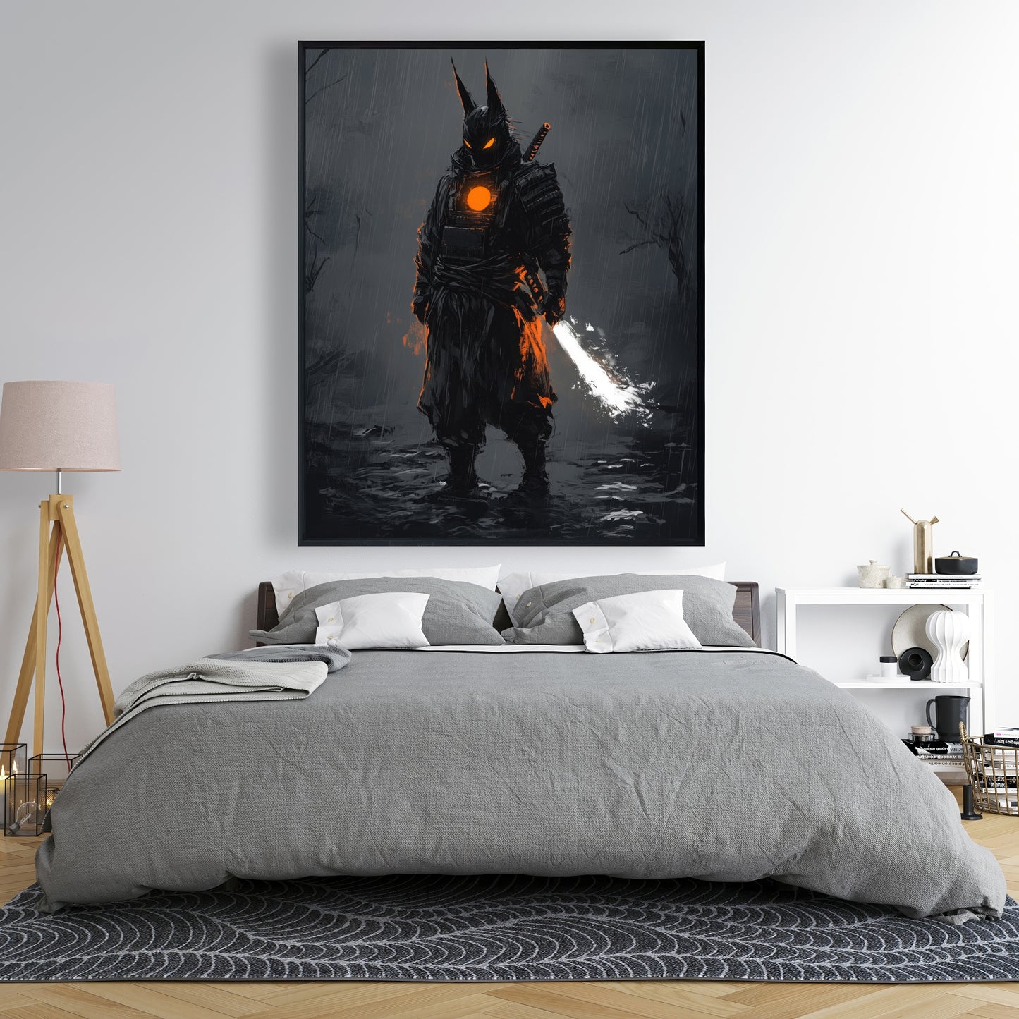 Blazing - 24"x24" Framed canvas