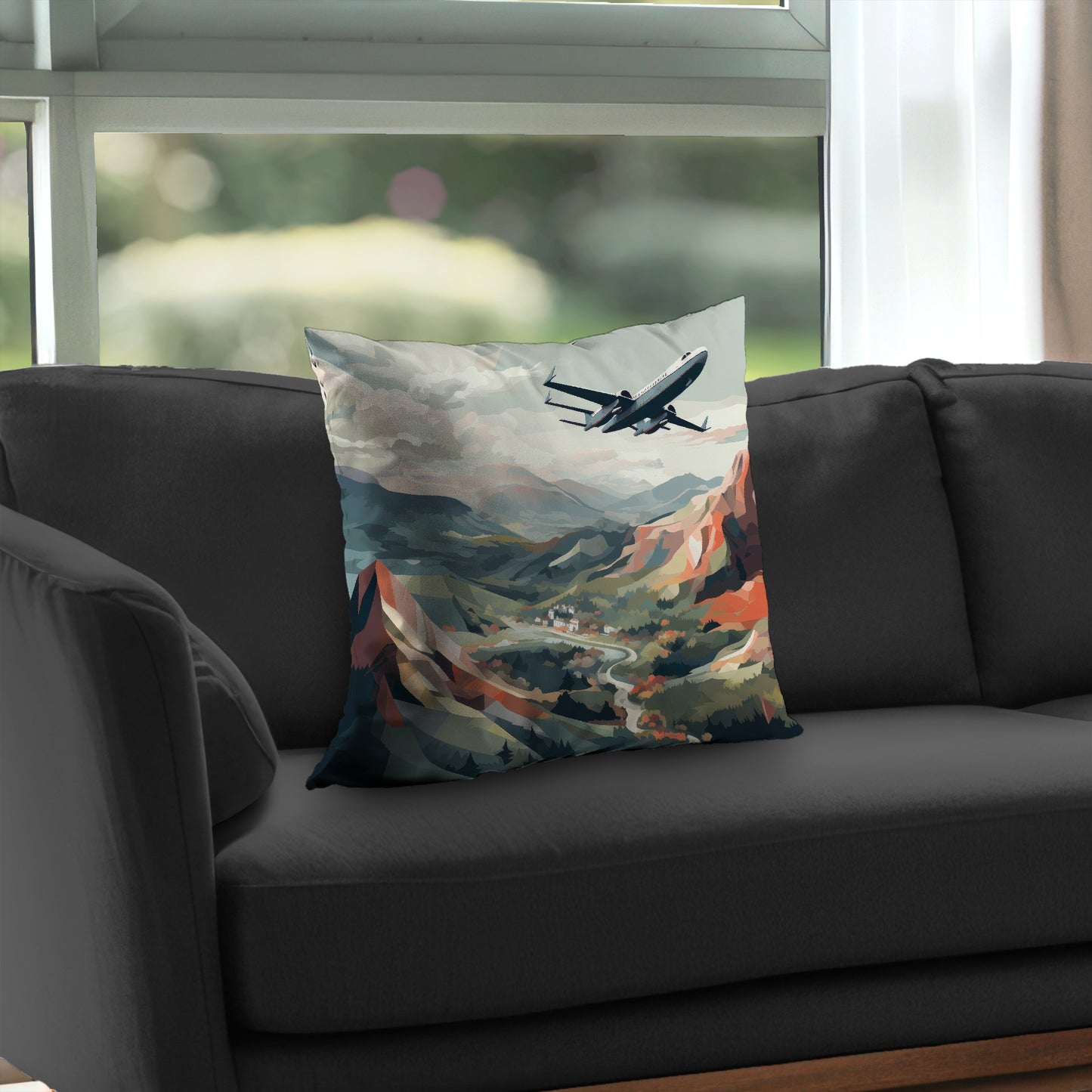 Shallow flight - Throw Pillow