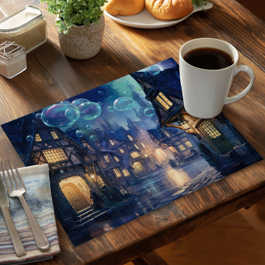 Floating through - 14"x18" Polyester Placemat