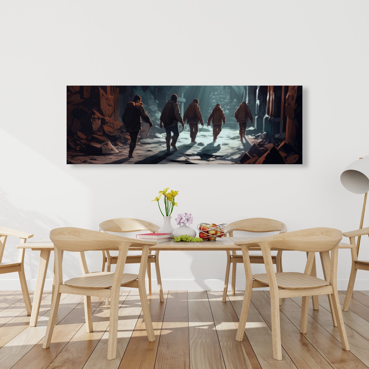 The catacombs - 32"x32" Canvas