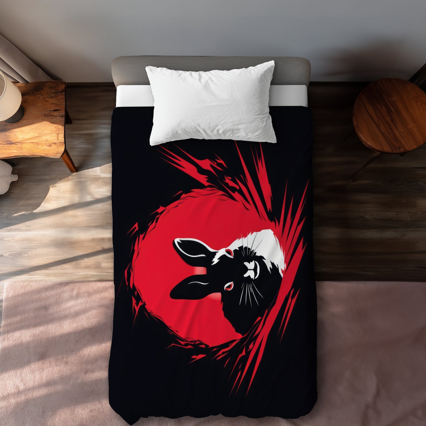 Bad intentions Black Duvet Cover - Stylish Home Decor