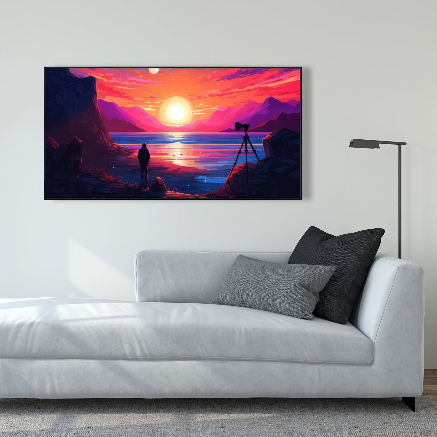 Solitude - 36"x36" Framed canvas
