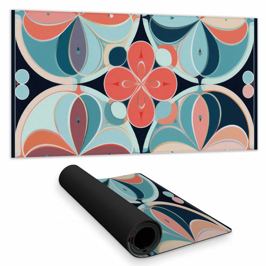 Pastel Mandala Desk Mat - Stylish Home Decor Desk Accessory