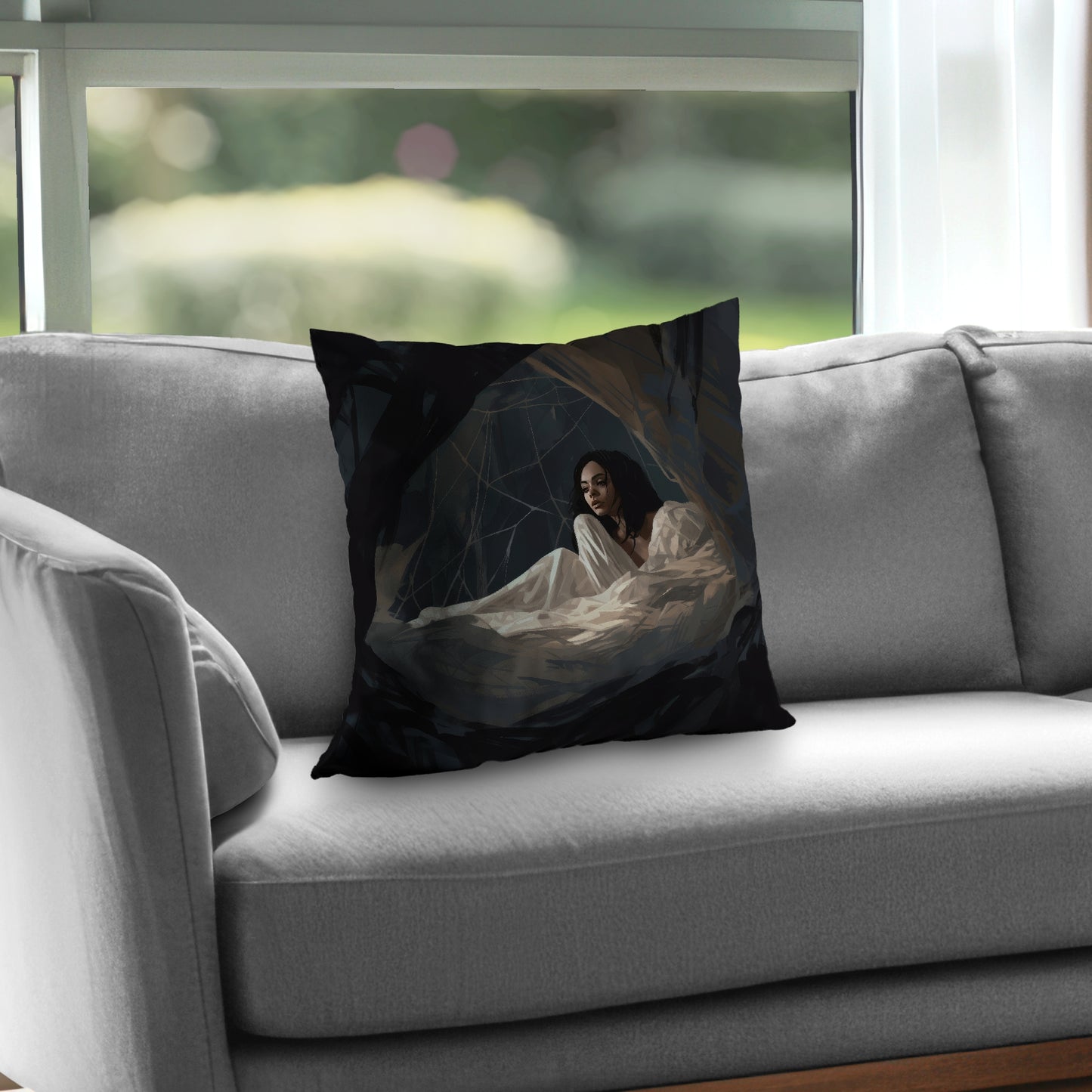 Spider princess - Throw Pillow