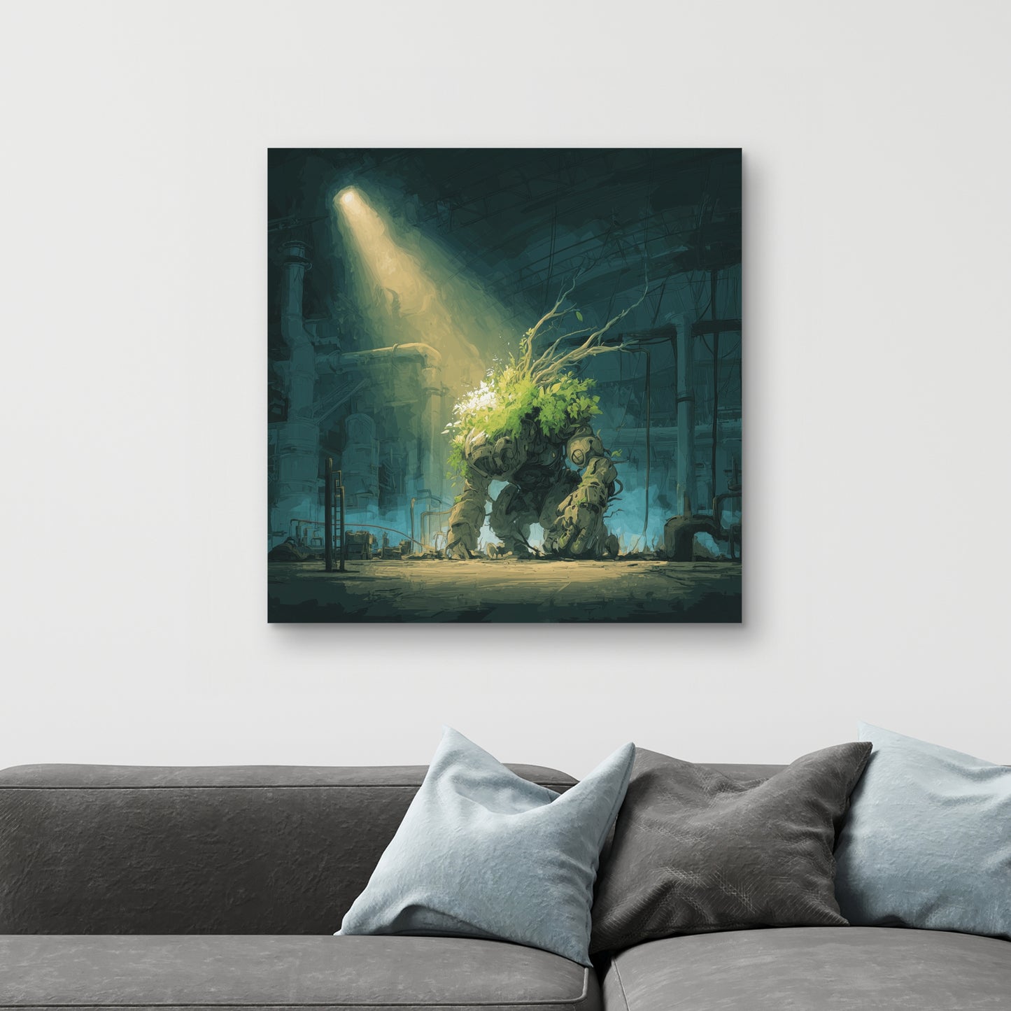 The golem - 24"x24" Canvas