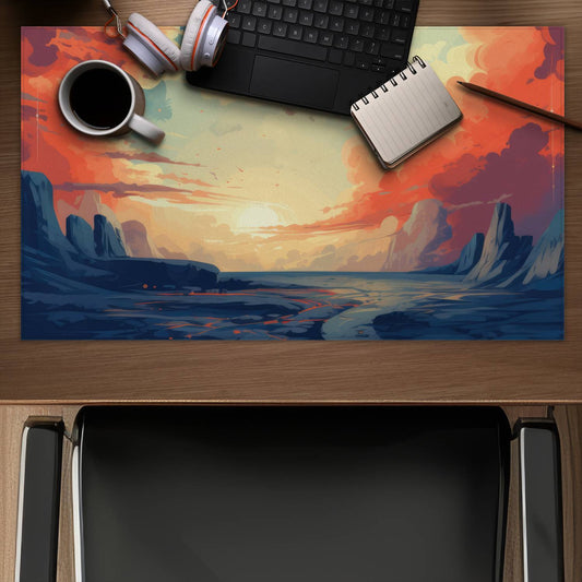 Finally light - Desk Mat