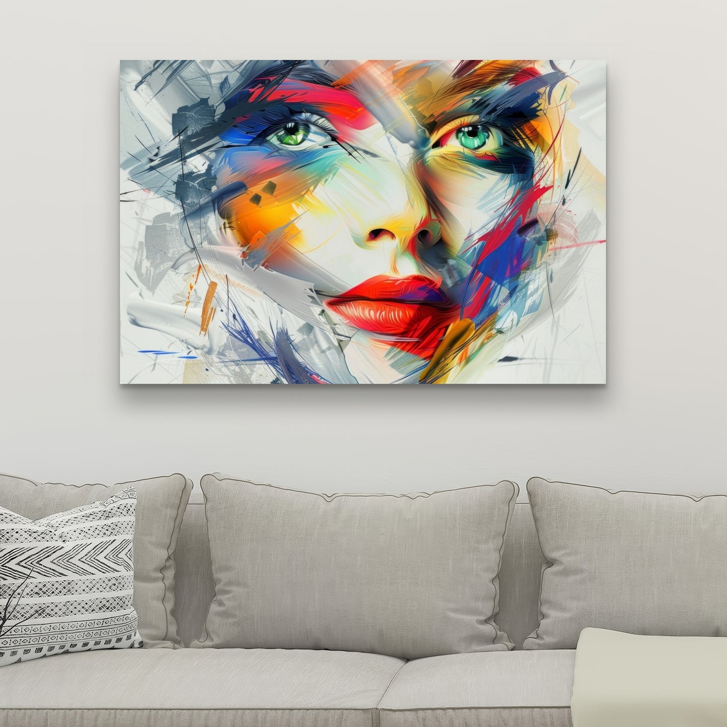 Abstract look - 32"x32" Canvas