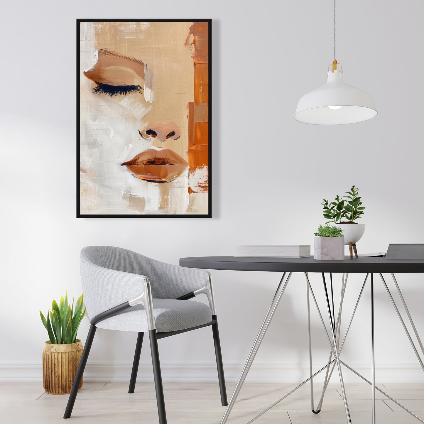 Half - 24"x24" Framed canvas