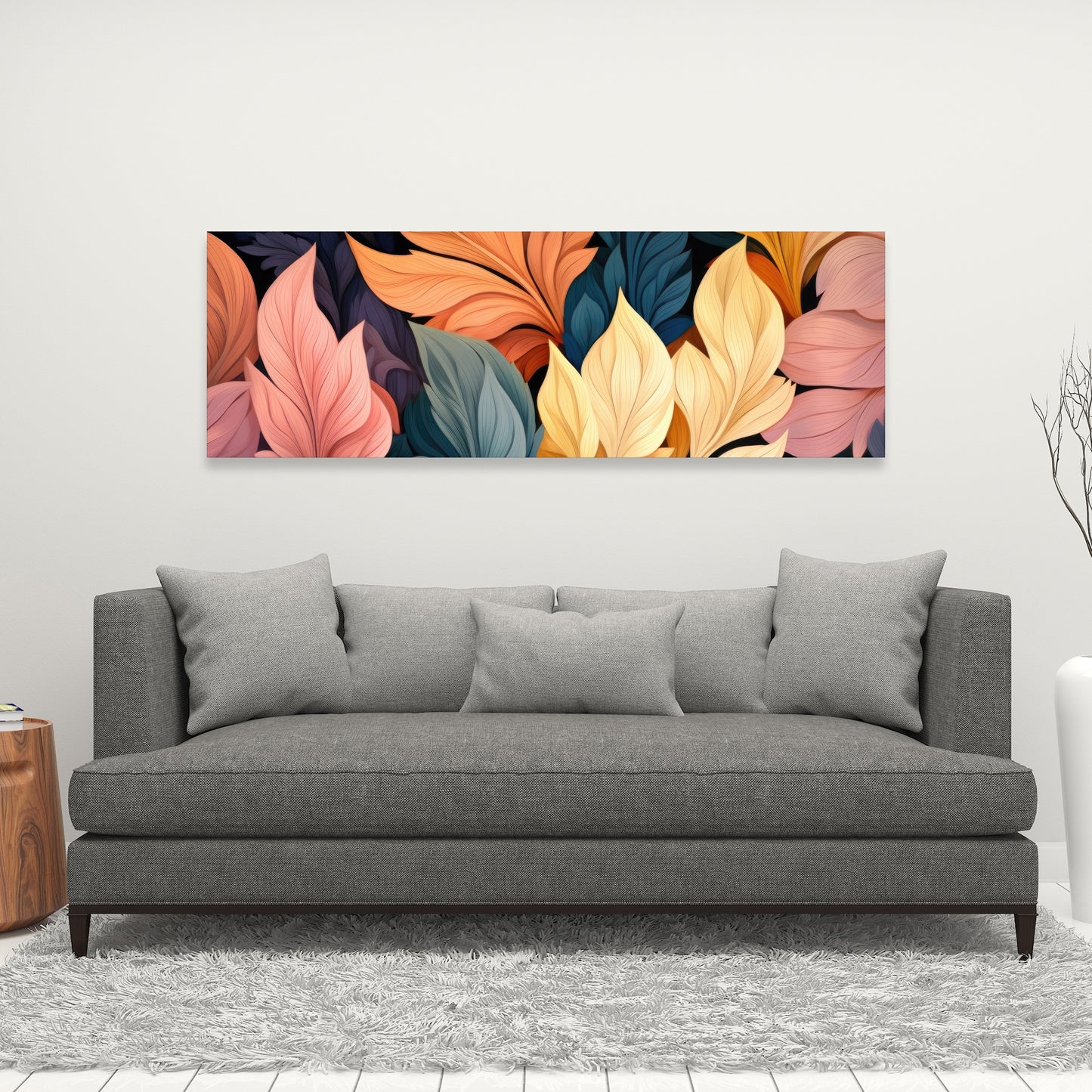 Pastel Bloom - Yellow Canvas Art for Home Decor | Brighten Up