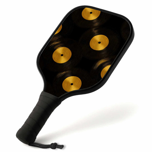 Golden Groove Circles Casual Pickleball Paddle Set Sport
