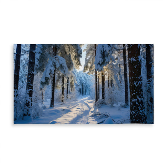 Snowy path - Tablecloth