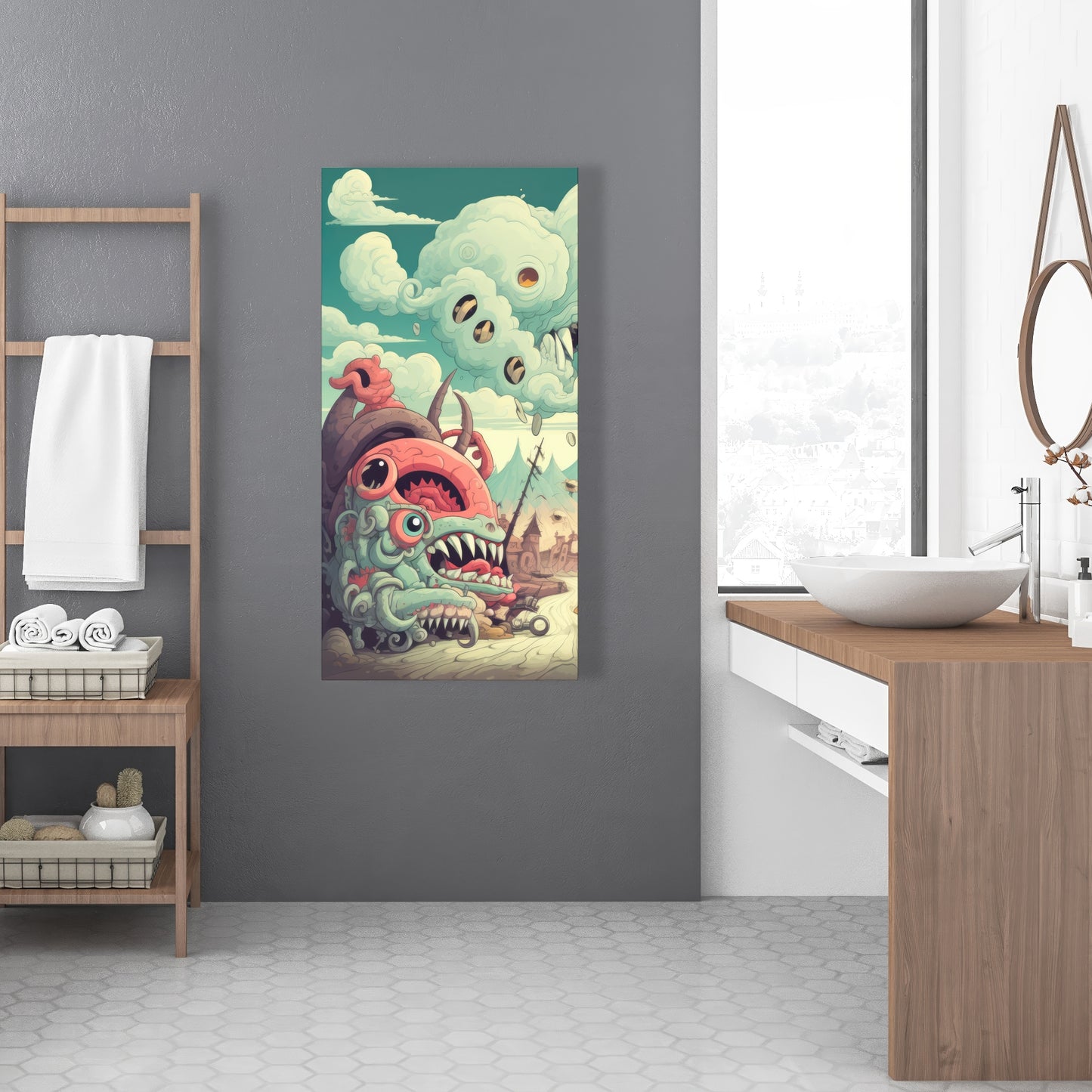 Unimaginable Coral Canvas - Stunning Home Decor Artwork