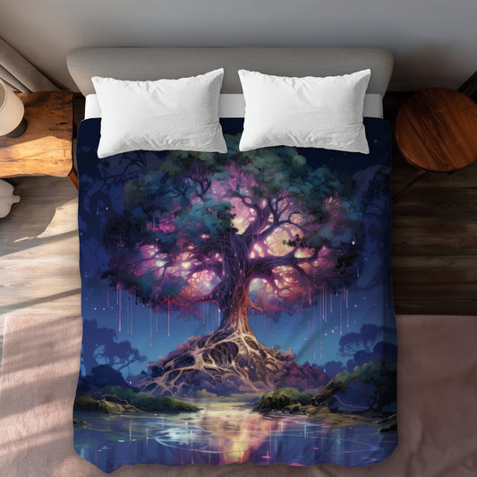 The Power of Nature Green Duvet Cover | Eco-Friendly Home Decor