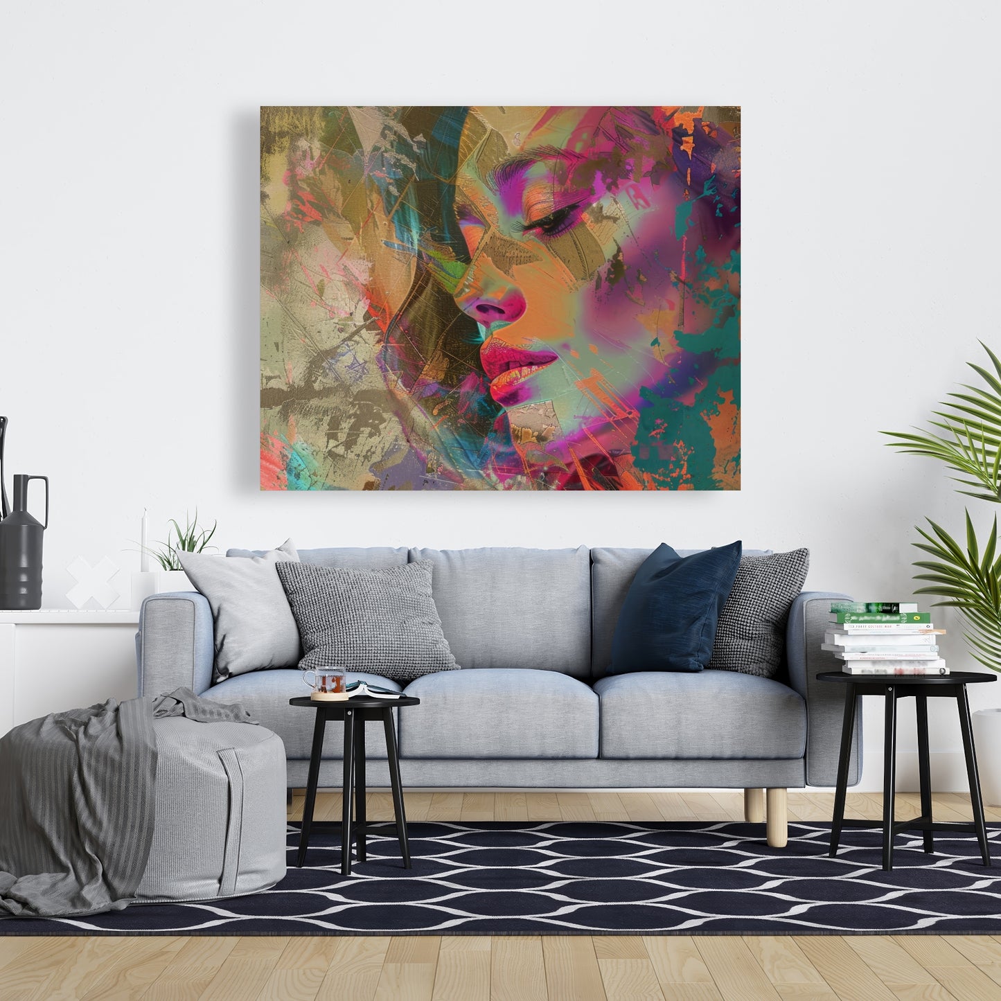 Grunge look - 32"x32" Canvas