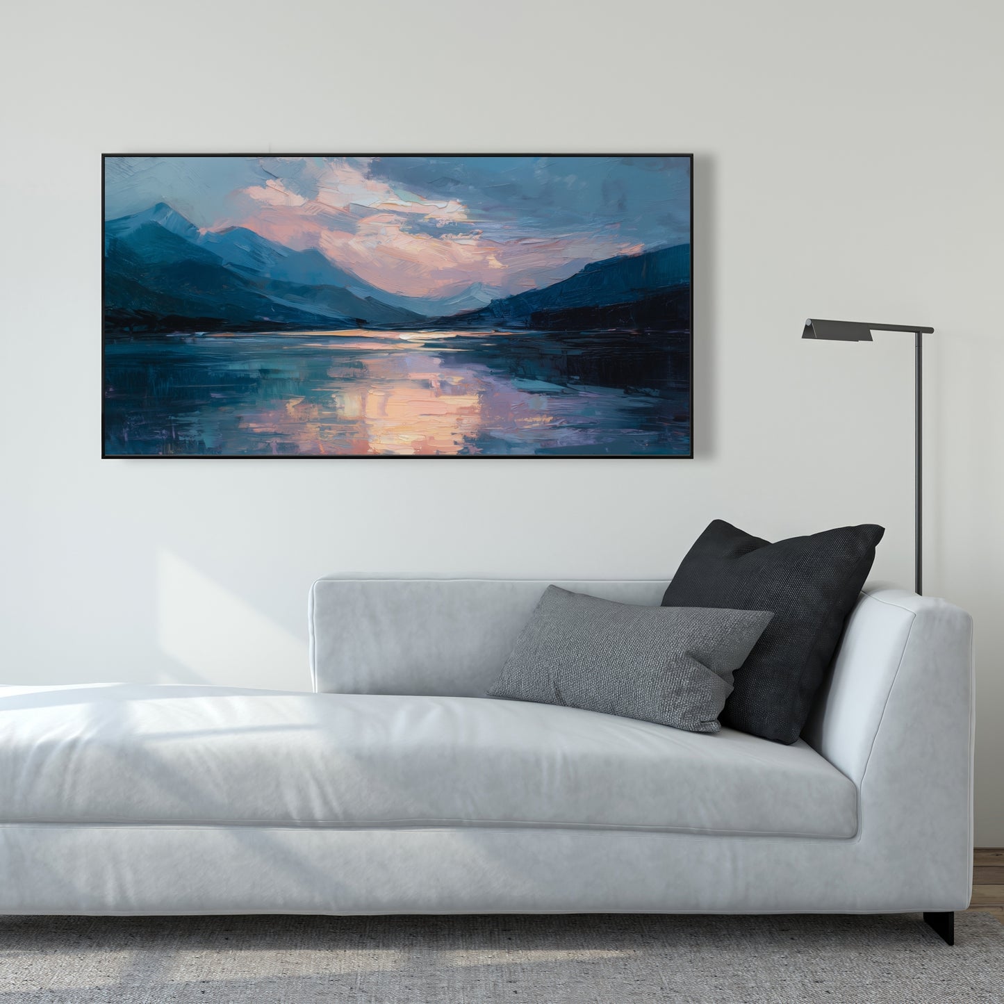 Reflect - 24"x24" Framed canvas