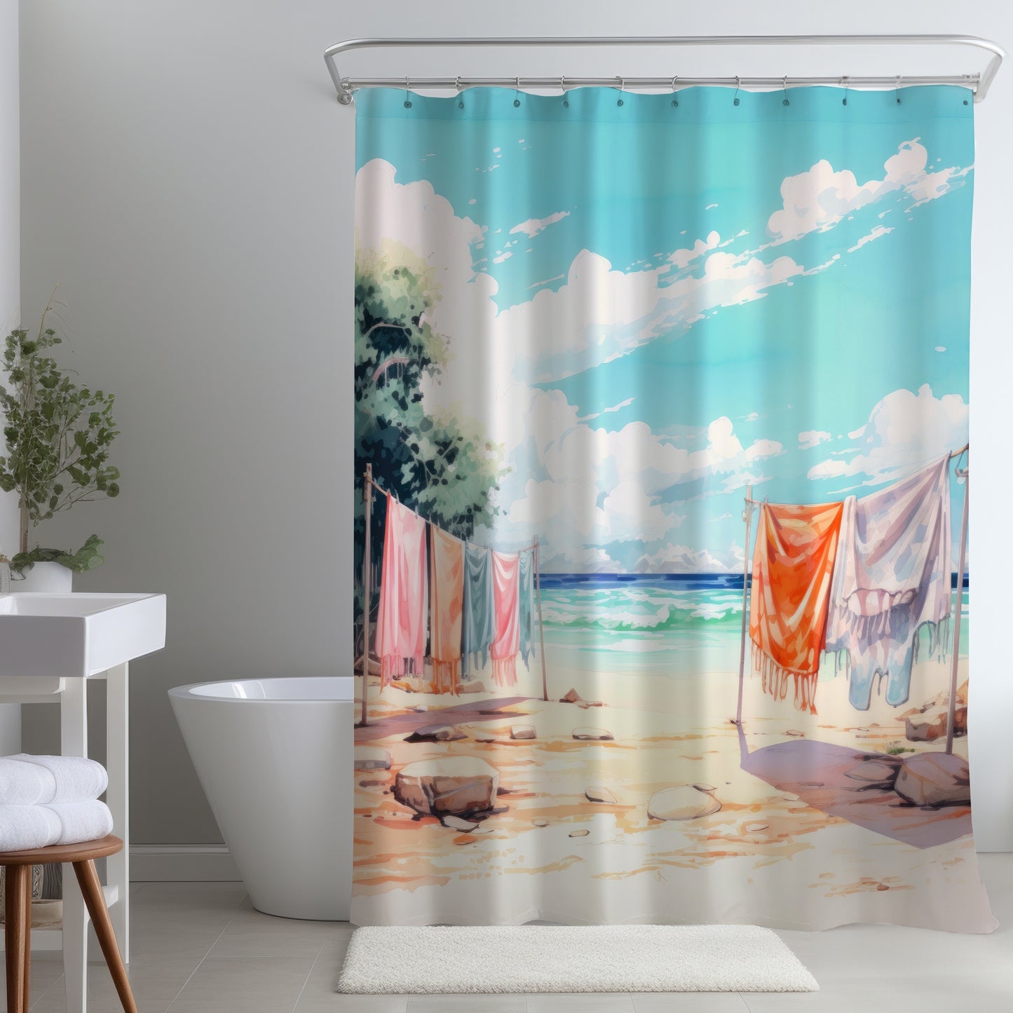 Sunny side - Shower Curtain