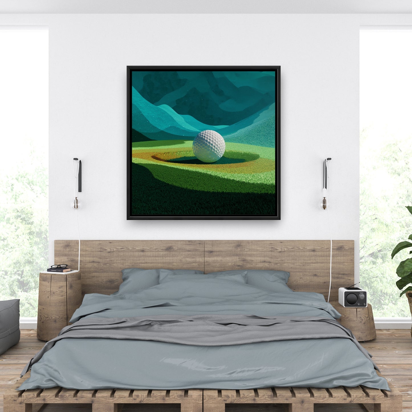 Landing Office Object Framed Canvas for Home Decor | Art