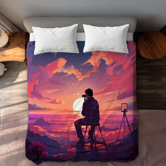 The Observer White Duvet Cover | Elegant Home Decor Accent