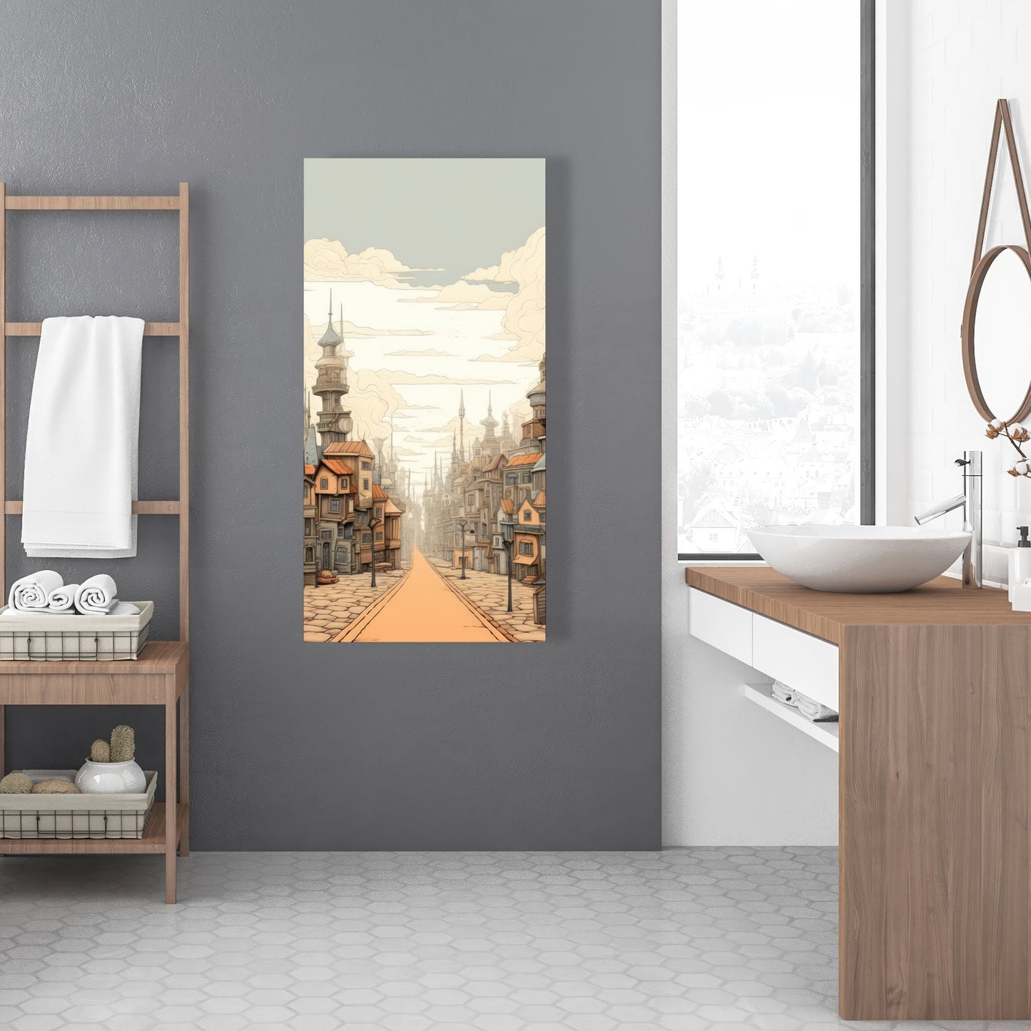 Doing well - Gray Canvas Art for Home Decor | Stylish Accent