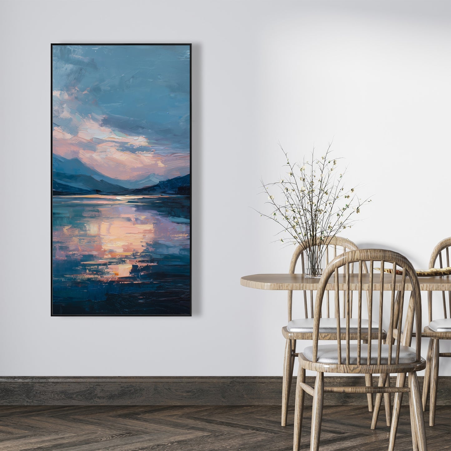 Reflect - 24"x24" Framed canvas