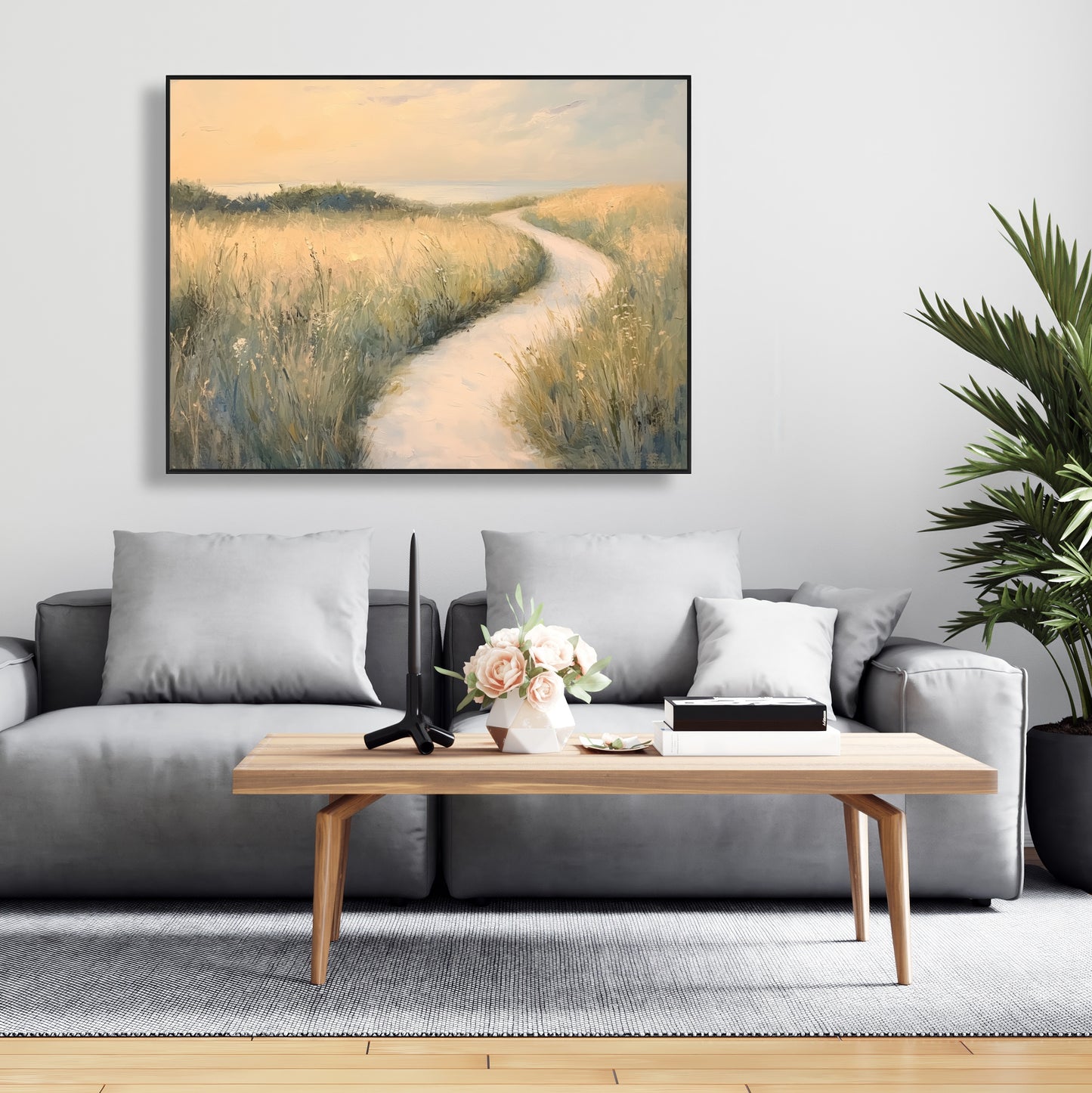Soft breeze - 24"x24" Framed canvas