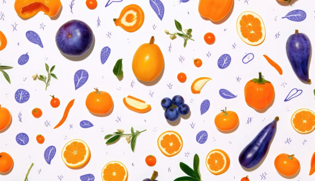 Orange and purple - Tablecloth