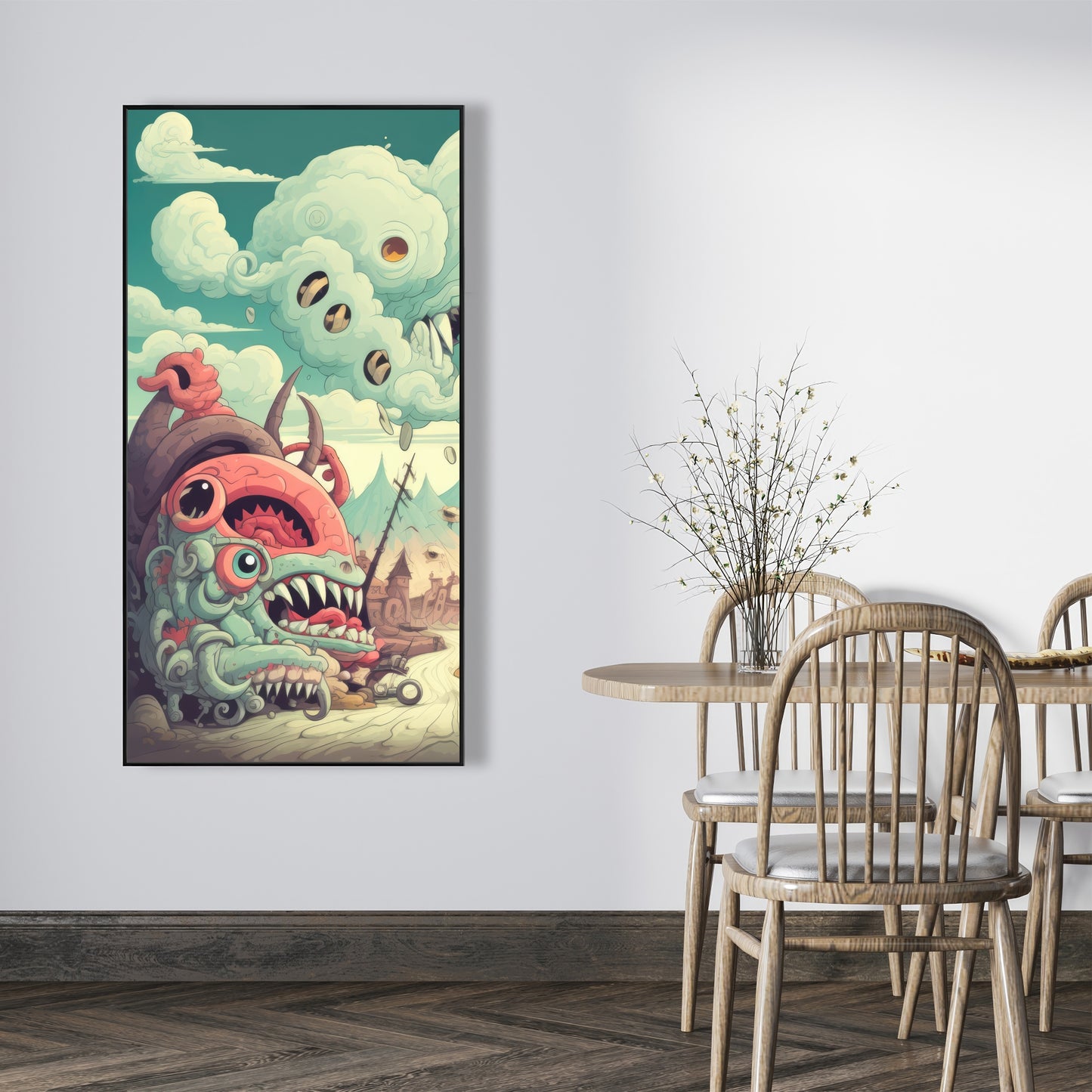 Unimaginable - Framed Canvas - Print on demand
