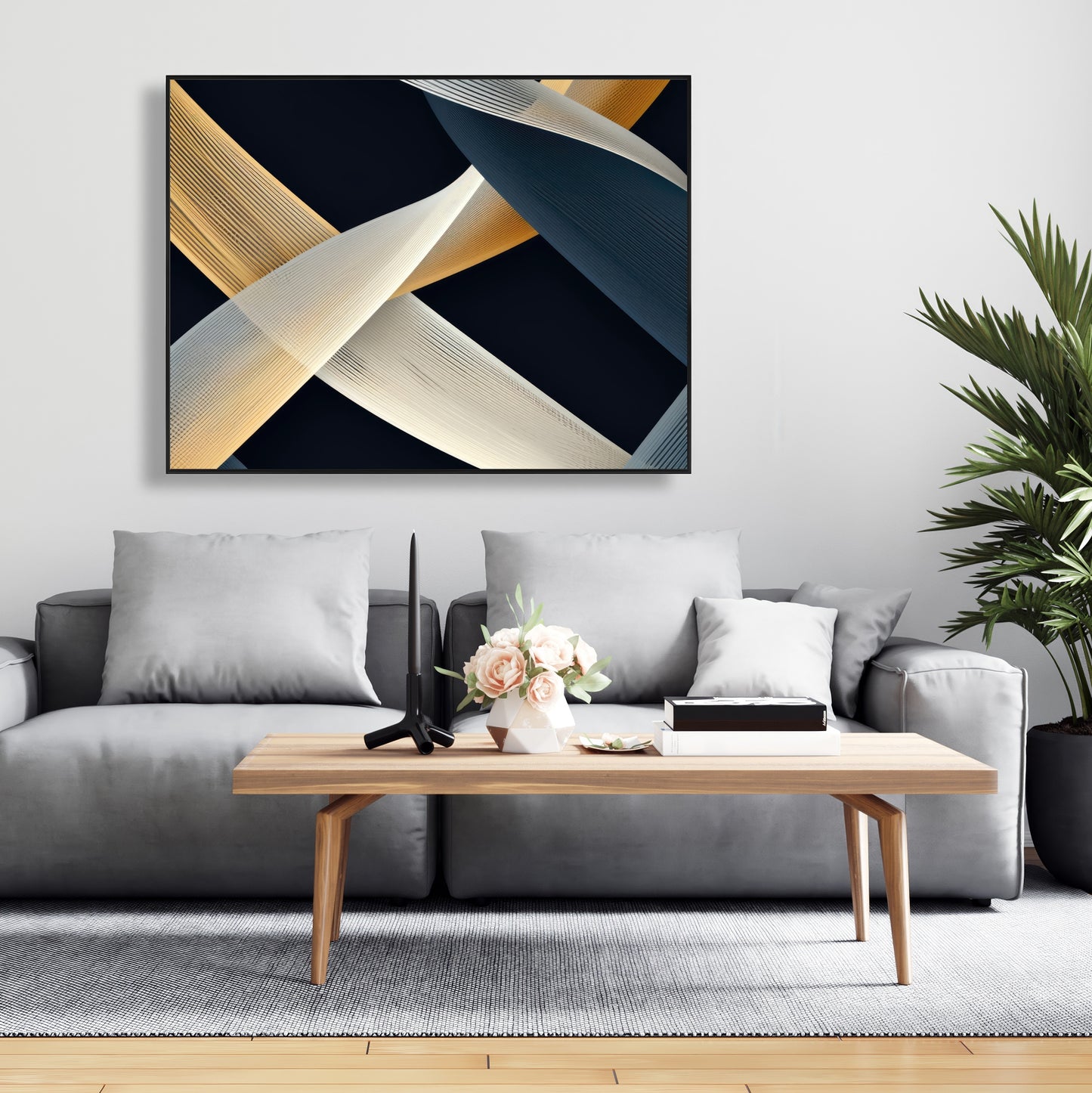 Ropes of destiny - 36"x36" Framed canvas