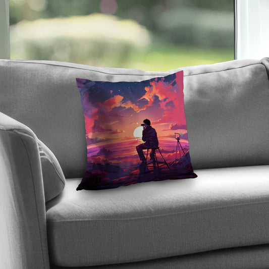 The observer - Throw Pillow