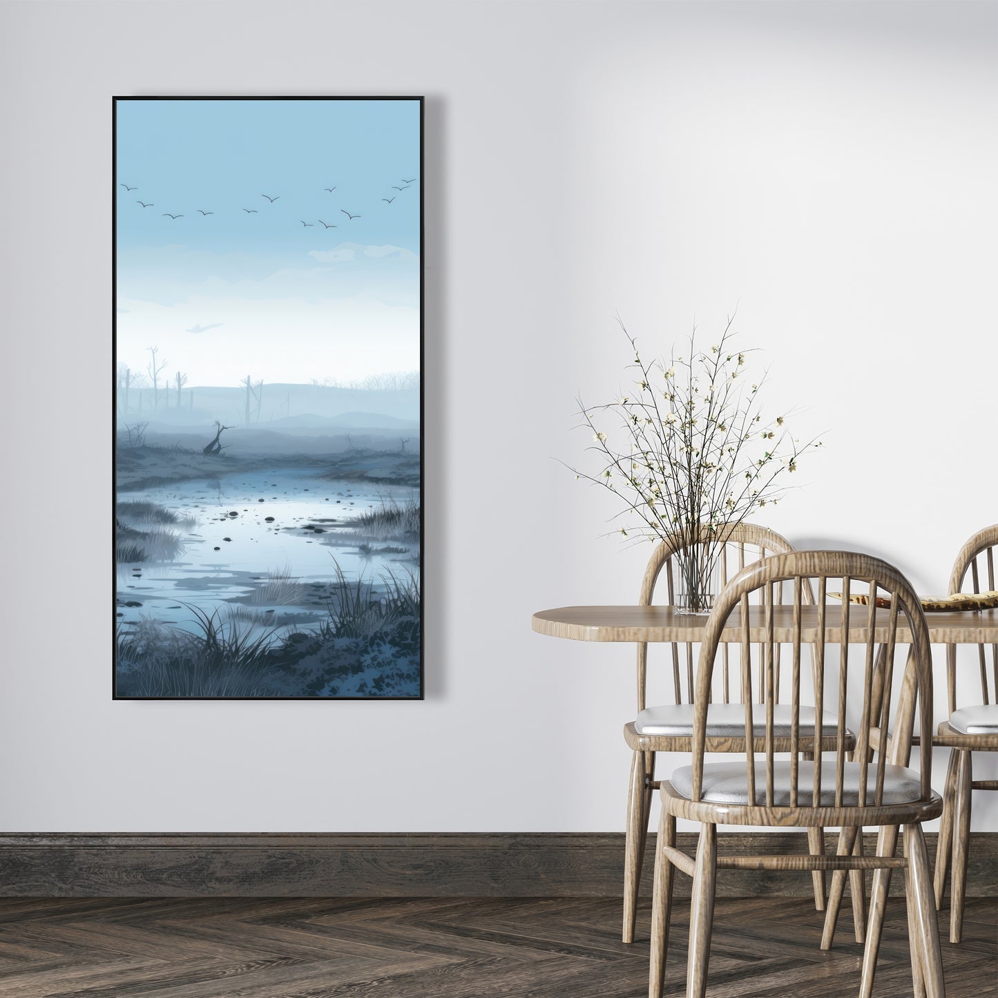 Swampy lands - 36"x36" Framed canvas