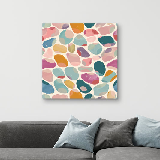 Dots and bops - 32"x32" Canvas