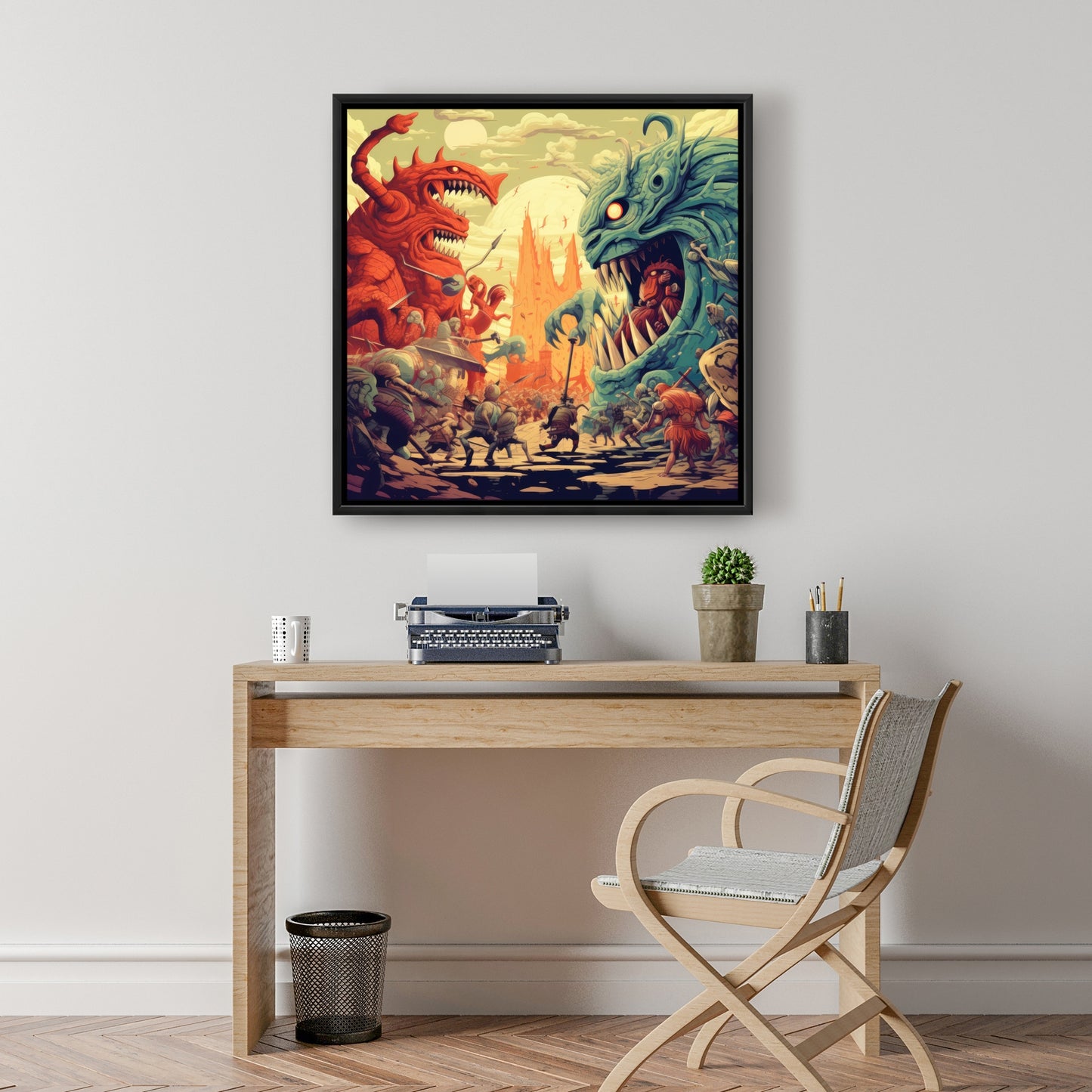 Colossi - 36"x36" Framed canvas