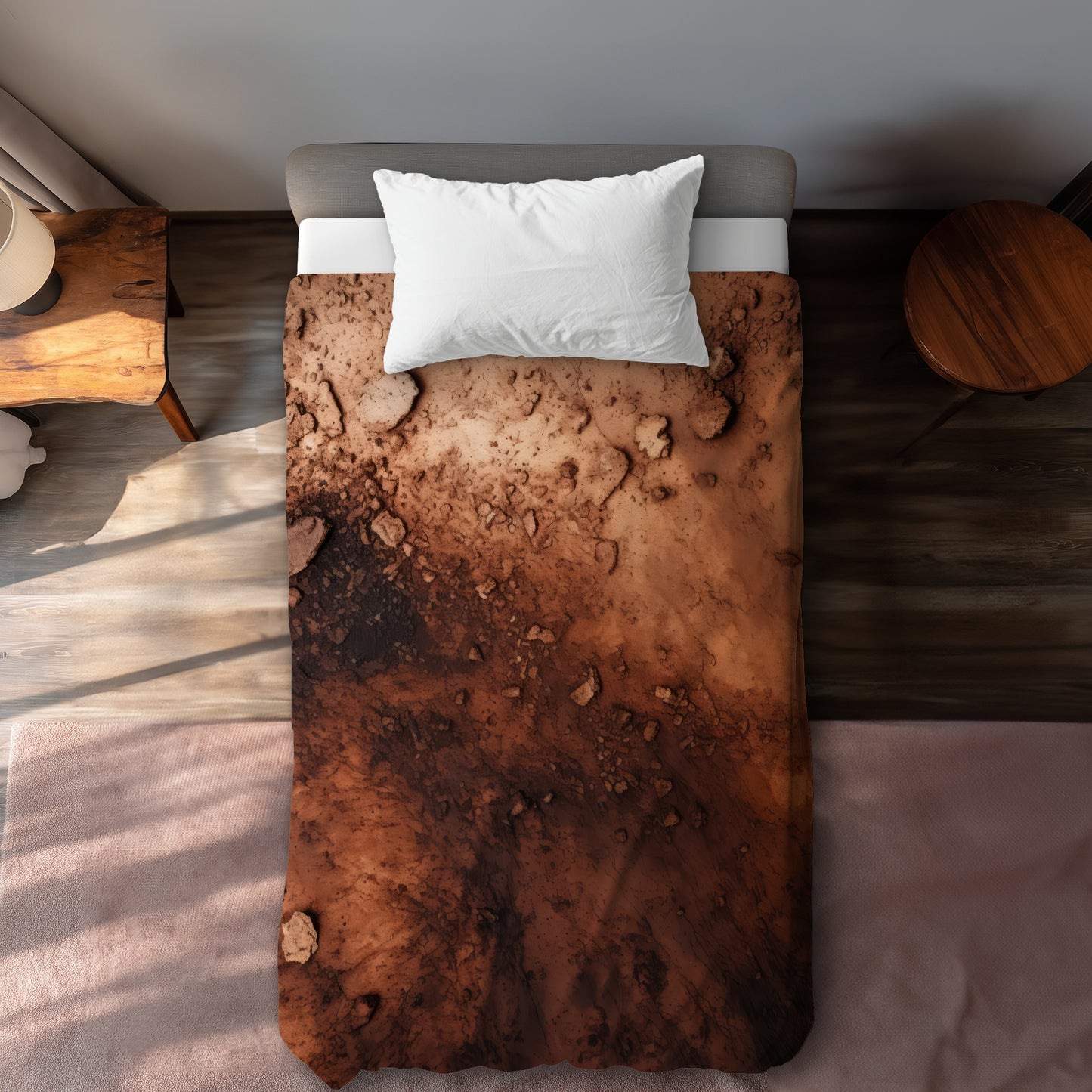 Digging White Duvet Cover - Elegant Home Decor Essentials