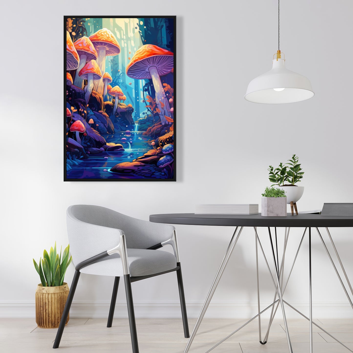 Take a look at that - 36"x36" Framed canvas