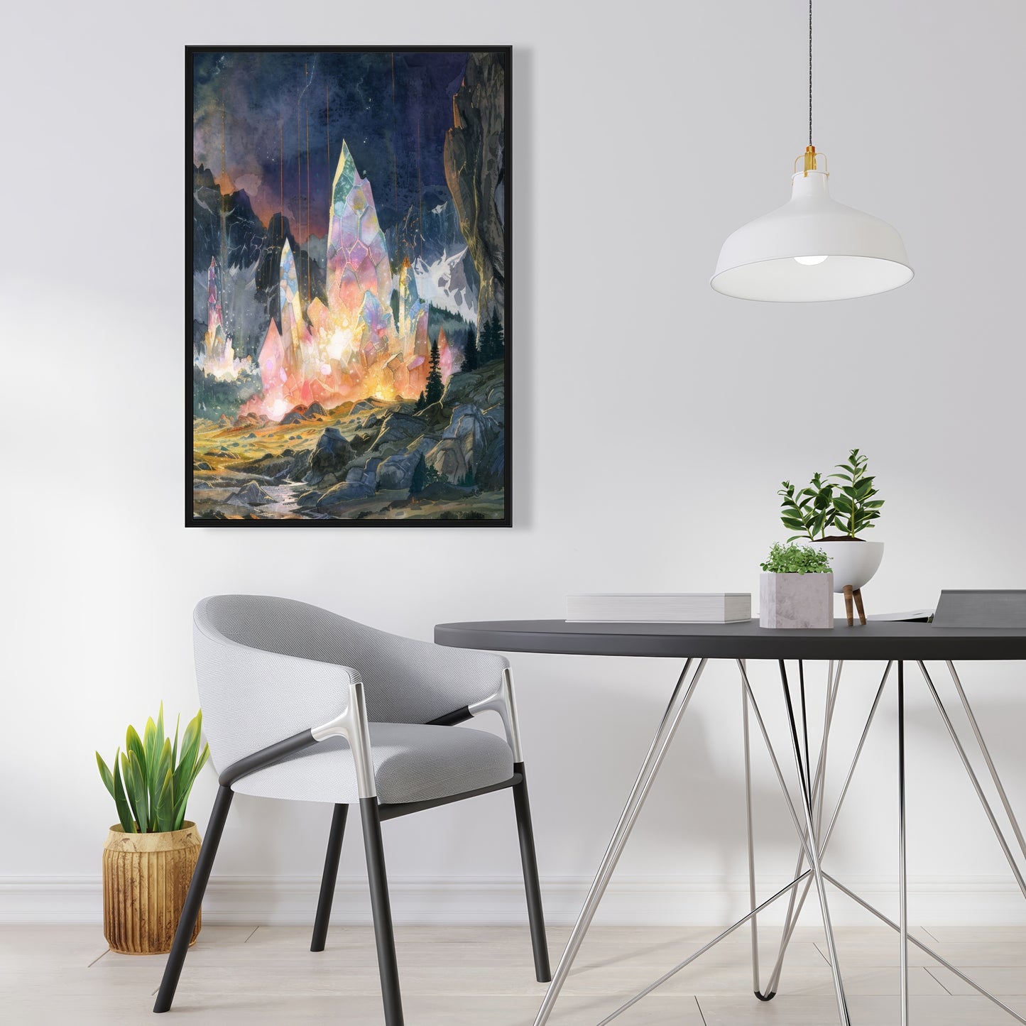 Growing strong - 36"x36" Framed canvas