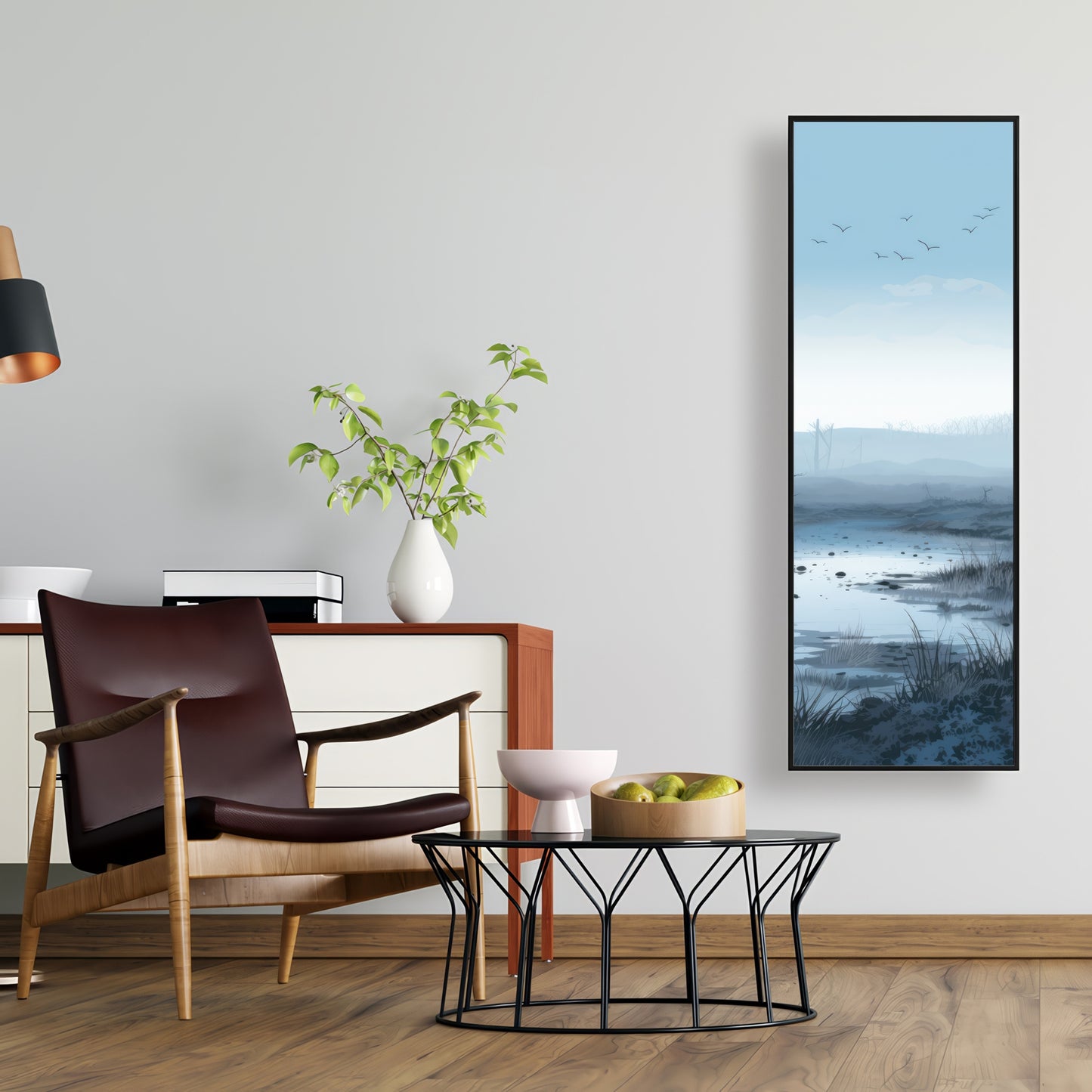 Swampy lands - 36"x36" Framed canvas