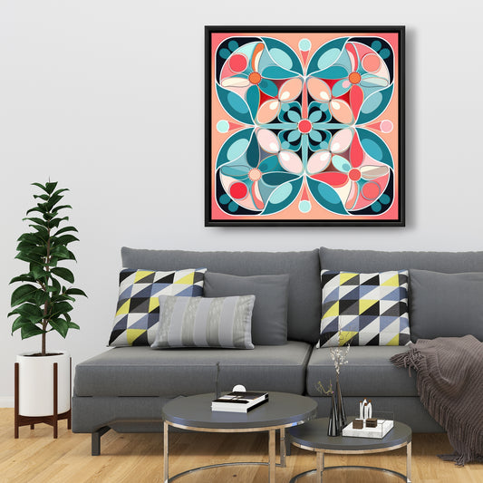 Sweet curves - 36"x36" Framed canvas