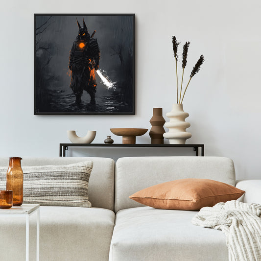 Blazing - 24"x24" Framed canvas