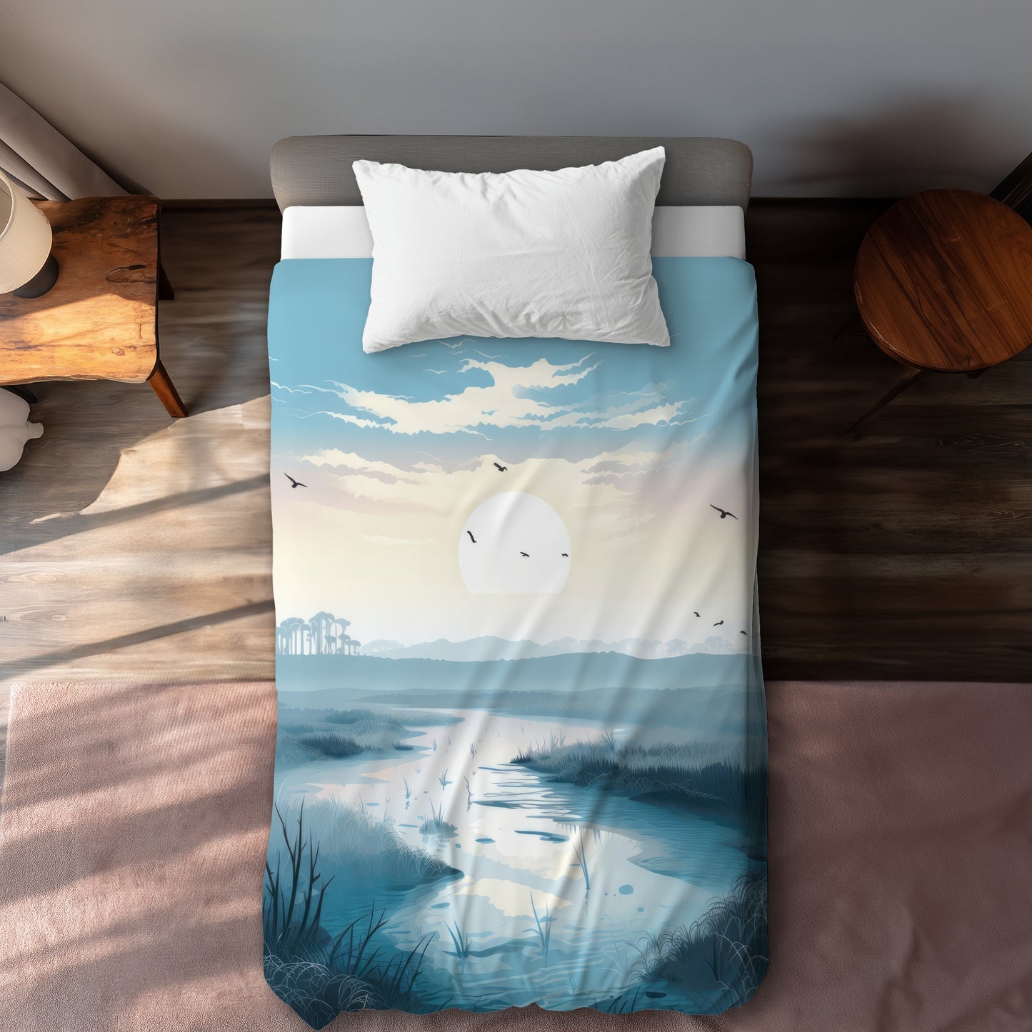 Housse de couette Marsh Grey - Solution de décoration intérieure élégante