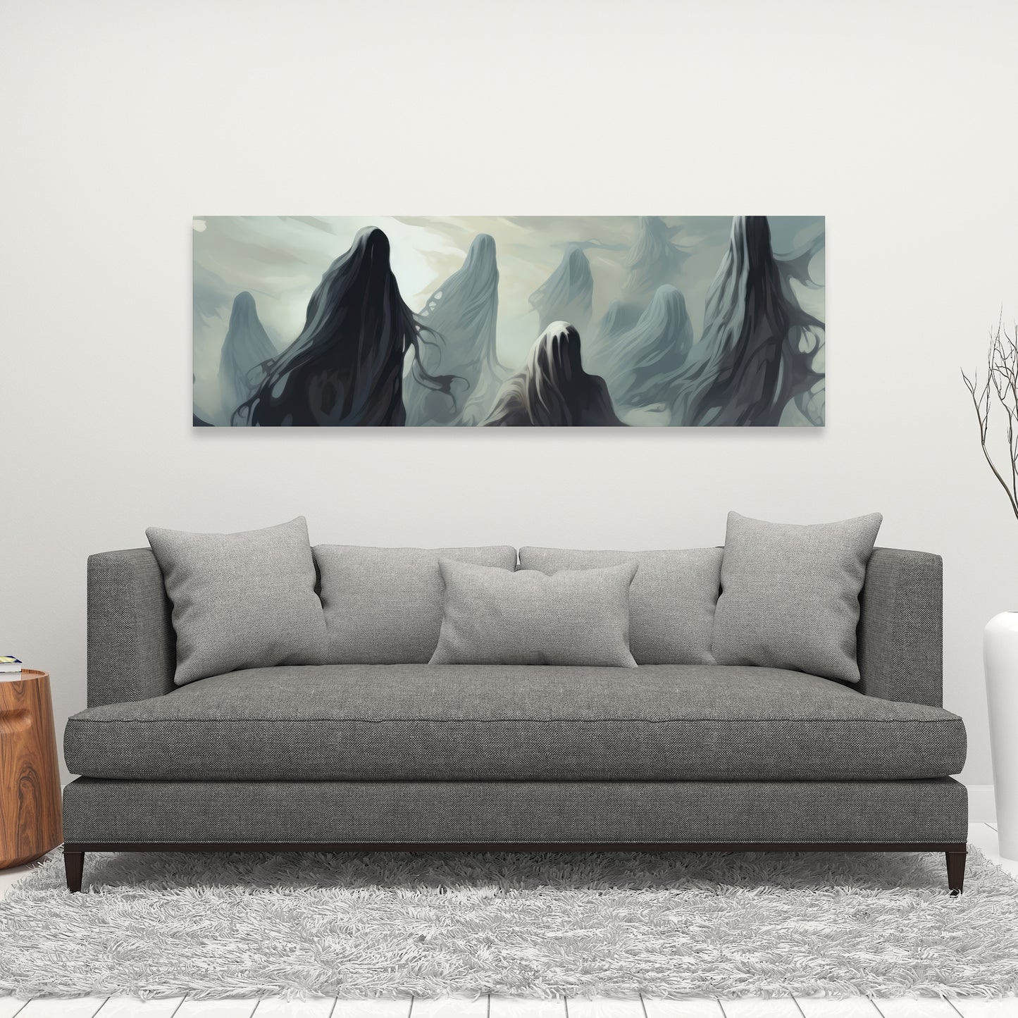 Searching for souls - 32"x32" Canvas