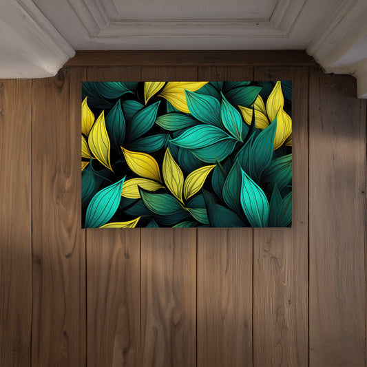 Potent Aroma Yellow Indoor Outdoor Door Mat | Home Decor