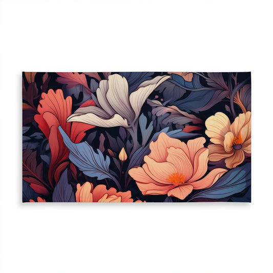 Blooming Uninterrupted - Orange Indoor/Outdoor Tablecloth