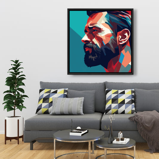 Hopeful - 36"x36" Framed canvas