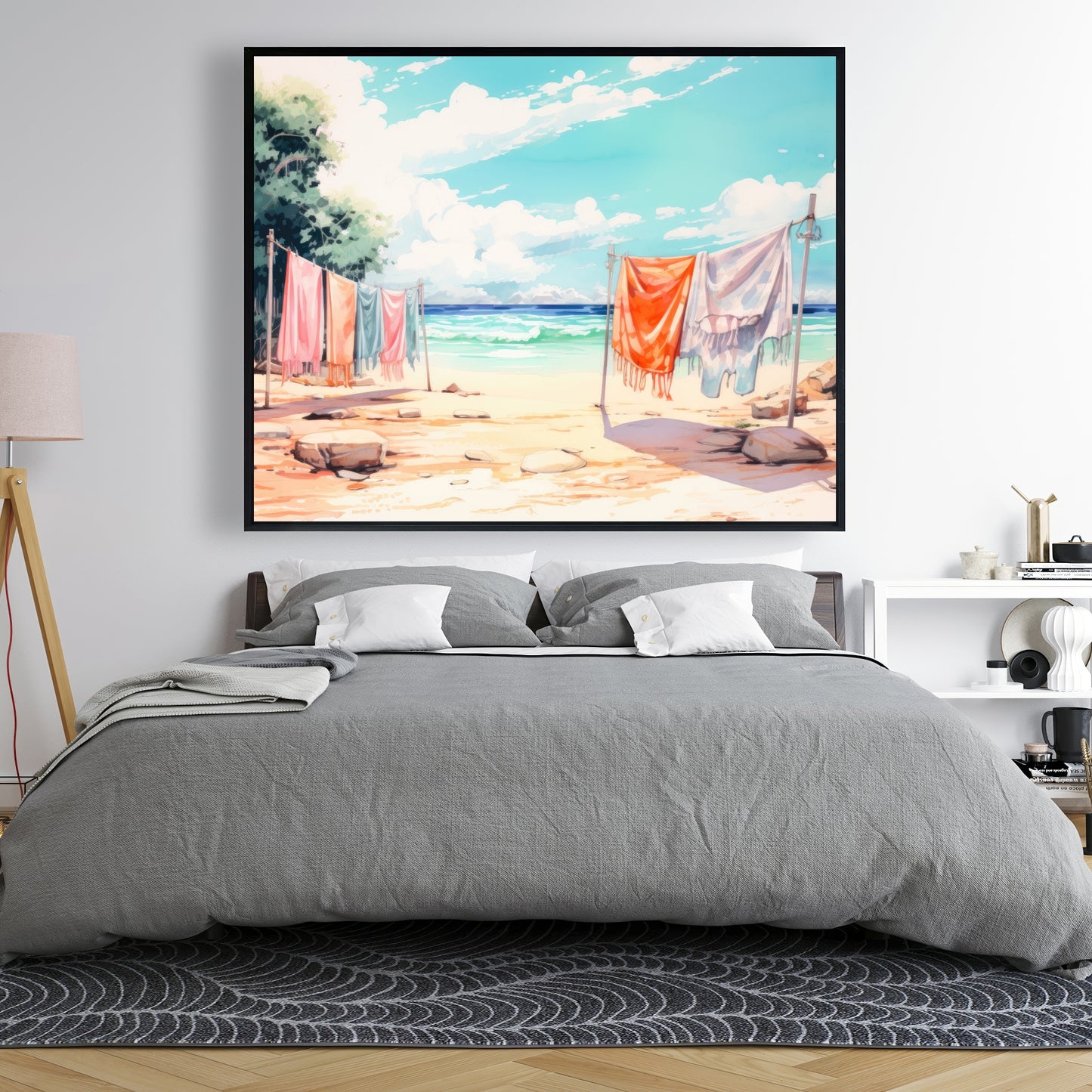 Sunny side - 36"x36" Framed canvas