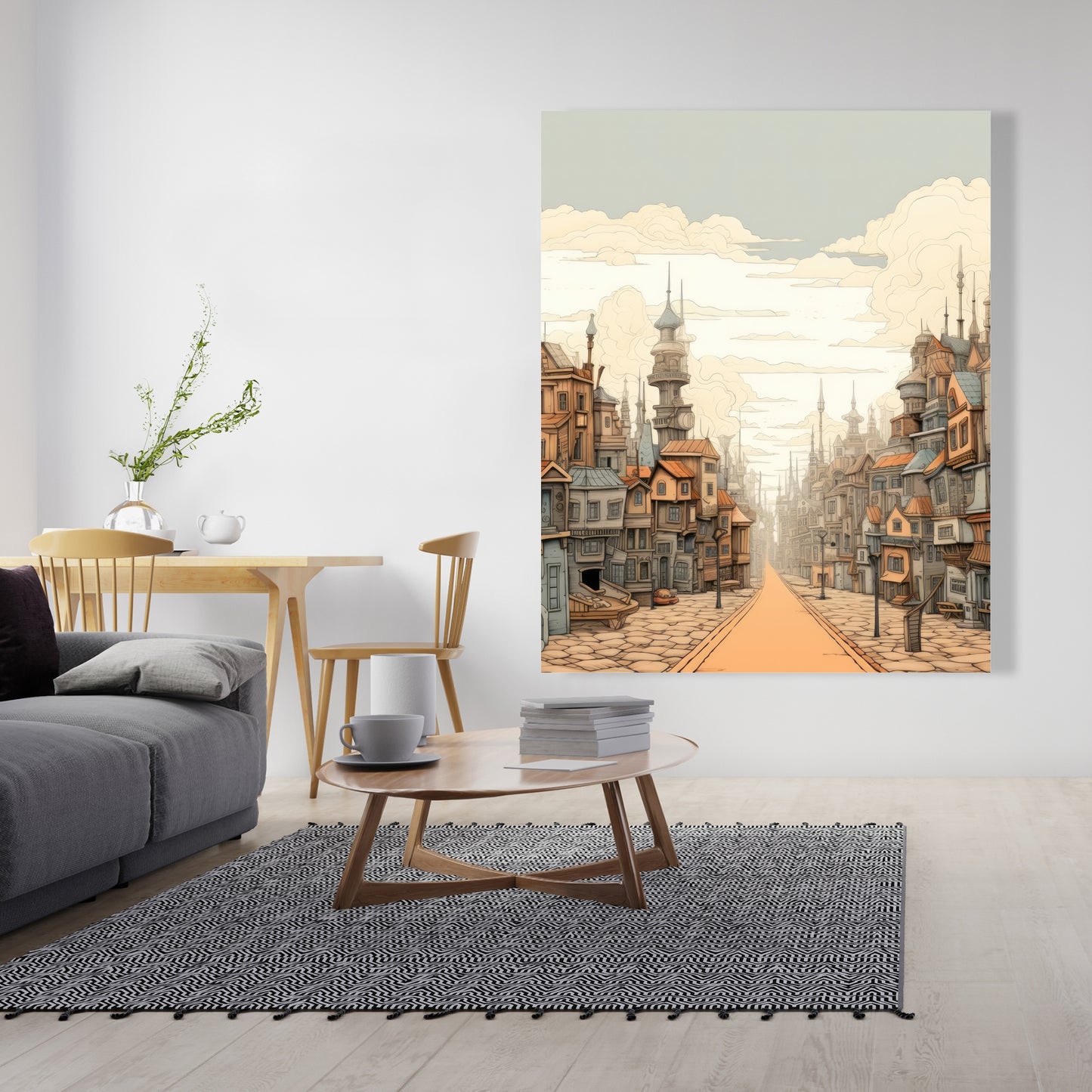 Doing well - Gray Canvas Art for Home Decor | Stylish Accent