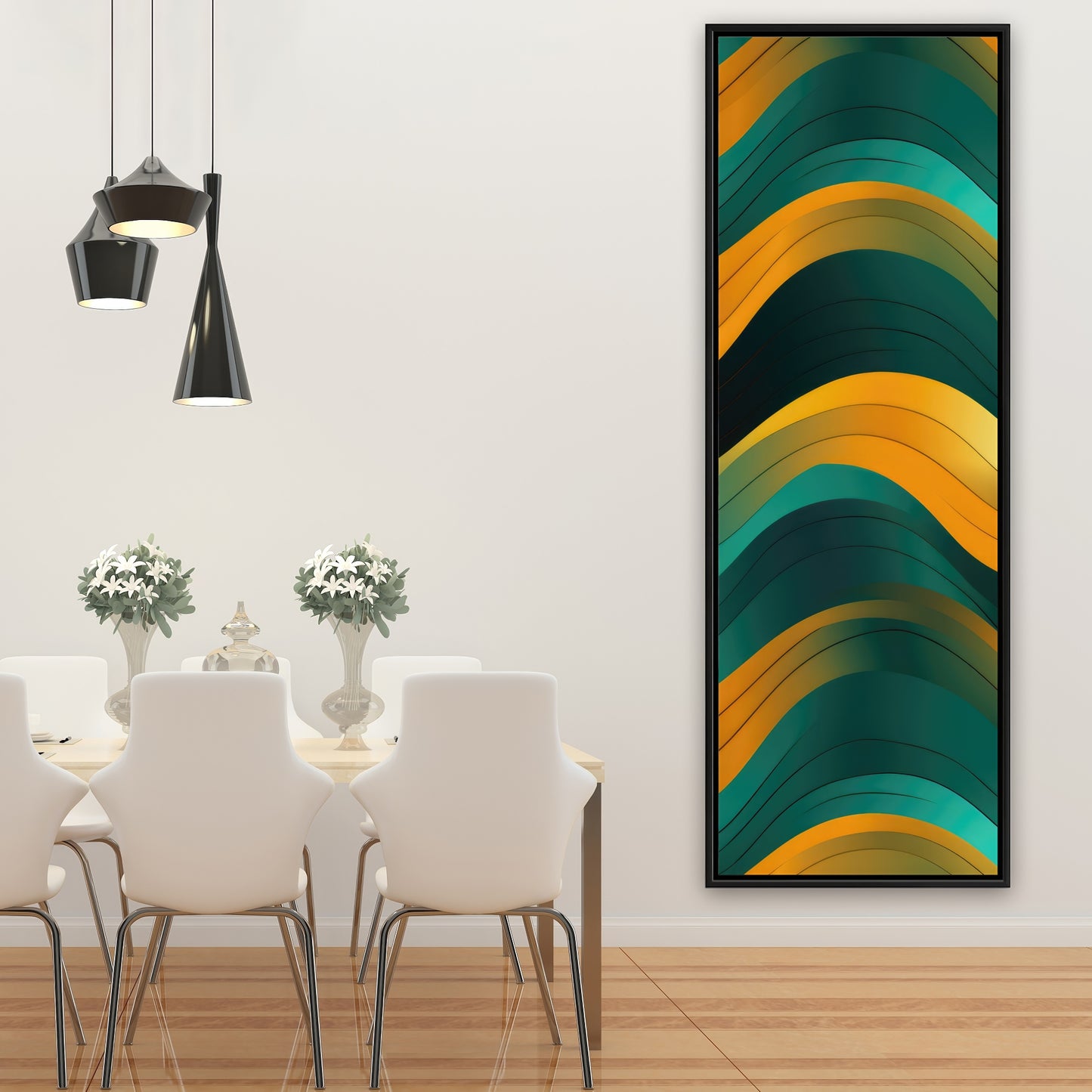 Voluptuous - Framed Canvas - Print on demand